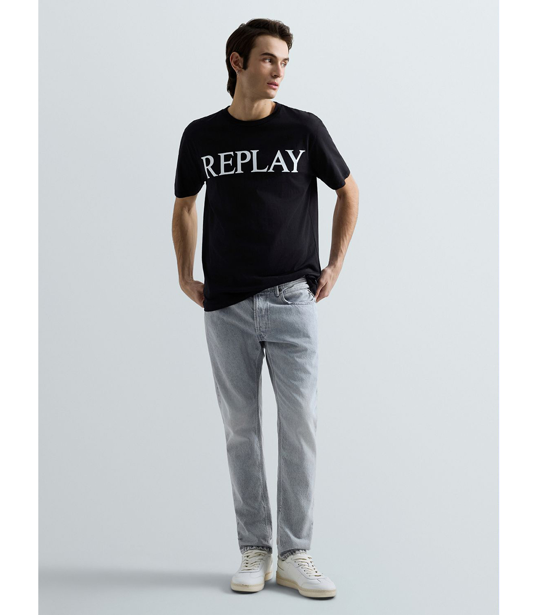 レギュラースリム WILLBI ライトグレーデニム 詳細画像 ライトグレー 2